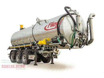 Fliegl STF 27.500 Truck-Line Dreiachs 27,5m³ - Gjødselvogn: bilde 1