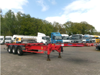 Asca 3-axle container trailer 20-40-45 ft + hydraulics - Container-transport/ Vekselflak semitrailer: bilde 2