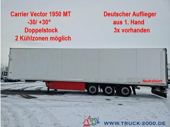 Schmitz Cargobull Carrier 1950 -2 Kühlzonen -Trennwand Doppelstock - Kjølesemi: bilde 1