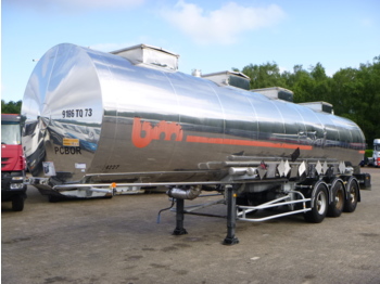 BSLT Chemical tank inox 33.6 m3 / 4 comp - Tanksemi