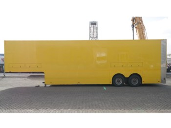 Van Eck 2 AXLE SPECIAL TRAILER WITH DOUBLE FLOOR AND IN HEIGHT AJUSTABLE CARGO LIFT - Semitrailer