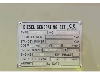 Doosan DP222CC - 1000 kVA Generator - DPX-19859  - Elektrisk generator: bilde 4