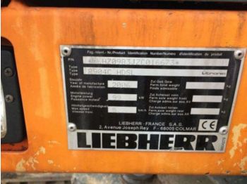 Beltegraver LIEBHERR R904C HDSL: bilde 1