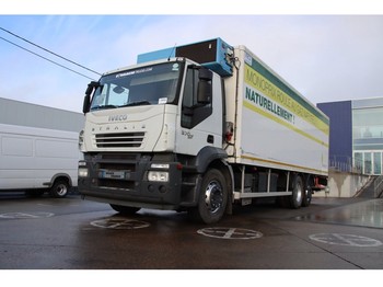 Lastebil med kjøl Iveco STRALIS 270-GAS + LAMBERET 8.2M+D'Hollandia 3000kg: bilde 1