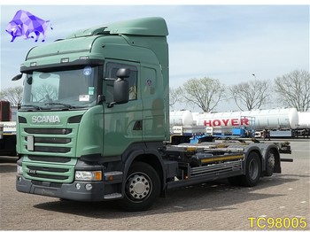 Container-transport/ Vekselflak lastebil Scania R 450 Euro 6 RETARDER: bilde 1
