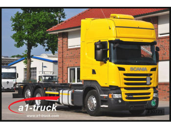 Container-transport/ Vekselflak lastebil Scania R 450 LB6x2 MNB,Topline, Euro 6, Standklima, Ret: bilde 1