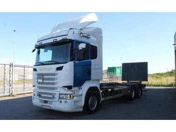 Container-transport/ Vekselflak lastebil Scania R 580 6x2 Euro 6: bilde 1