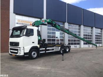 Lastebil med kabelsystem Volvo FH 12.420 Hiab 37 ton/meter laadkraan: bilde 1