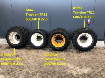 Mitas / Alliance Wheels, 600/40 R22.5 - Dekk