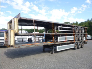 SDC Stack - 3 x platform trailer - Åpen semitrailer