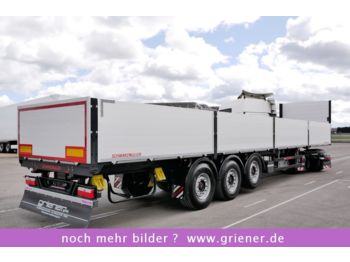 Schwarzmüller S1 / BAUSTOFF / RUNGENTASCHEN / LIFT / 5900 kg !  - Åpen semitrailer