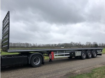 Vlastuin VTR Flat loader , platform , steel-stahl trailer - Åpen semitrailer