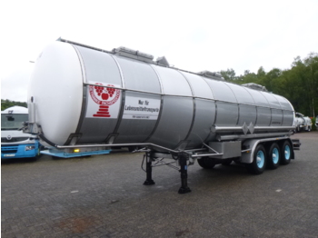 Tanksemi for transport av kjemikalier Burg Chemical / Food tank inox 36 m3 / 3 comp / ADR valid 03/2021: bilde 1