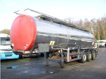 Tanksemi for transport av kjemikalier Clayton Chemical tank inox 30.4 m3 / 1 comp + pump: bilde 1