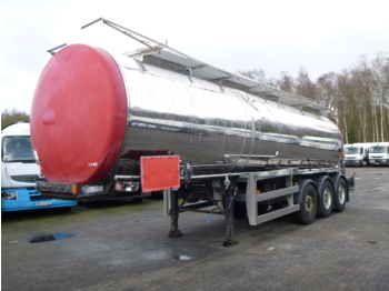 Tanksemi for transport av kjemikalier Clayton Chemical tank inox 30 m3 / 1 comp: bilde 1