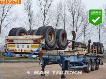 ASCA 3 Units! Steel suspension 2 axles 1x20-2x20-1x30-1x40ft - Container-transport/ Vekselflak semitrailer