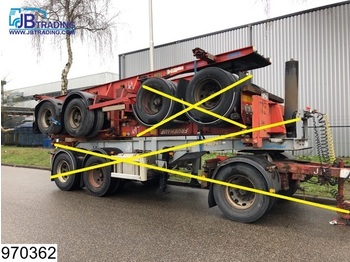 ASCA Container 10 UNITS, 20 FT container chassis, Steel suspension - Container-transport/ Vekselflak semitrailer