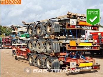  ASCA  Package of 3! 3 axles Liftachse 2x20-1x30-1x40-1x45 ft. - Container-transport/ Vekselflak semitrailer