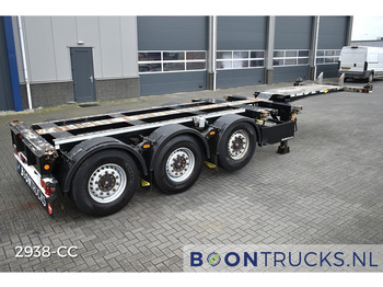 Broshuis 3UCC-39/45 | 2x20-30-40-45ft HC * SAF / DISC * 2x EXTENDABLE * NL TRAILER - Container-transport/ Vekselflak semitrailer