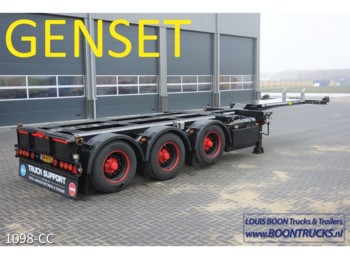 Broshuis 3UCC-39-45 + Genmark stage 4 - Container-transport/ Vekselflak semitrailer