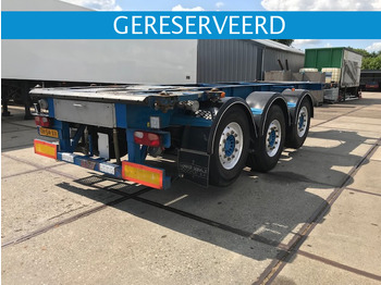Burg 20 ft ADR containerchassis- 2x liftas BPO 12-27 CCXAX - Container-transport/ Vekselflak semitrailer