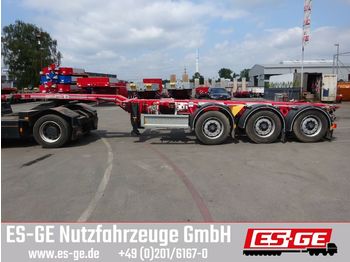 D-TEC 3-Achs-Containerchassis  - Container-transport/ Vekselflak semitrailer