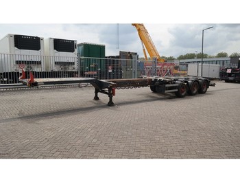 D-Tec 3 AXLE CONTAINER TRAILER EXTENDABLE - Container-transport/ Vekselflak semitrailer