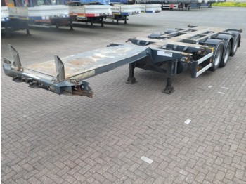 D-Tec FT43-03V MULTI 2x lift axle - Container-transport/ Vekselflak semitrailer