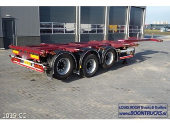 D-Tec FT-43-03V 20-30-40-45ft *2 x LIFT AXLE* - Container-transport/ Vekselflak semitrailer