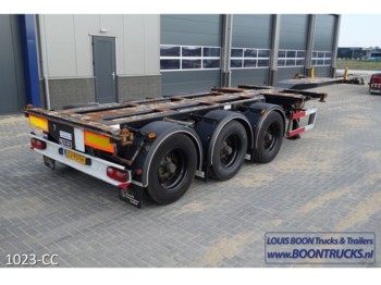 D-Tec FT-43-03V 20-30-40-45ft *STEERING AXLE* - Container-transport/ Vekselflak semitrailer