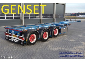 D-Tec FT-43-03V GENSET 2014 - Container-transport/ Vekselflak semitrailer
