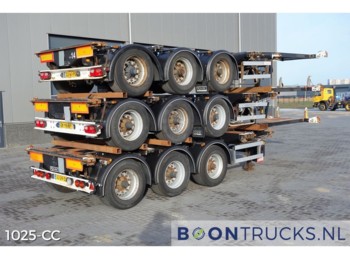 D-Tec *STACK OF 3* FT-43-03V Multichassis - Container-transport/ Vekselflak semitrailer