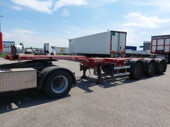  D-Tec VCC-01 Containerchassi, Mittel-und Heckausschub, Liftachse, - Container-transport/ Vekselflak semitrailer