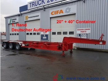  GoFa 3 Achs Container Chassis 20"+40" BPW Achsen - Container-transport/ Vekselflak semitrailer