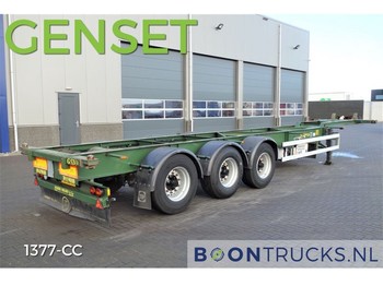 HFR SB24 + GENSET 2011 | 40ft HC * 4460 Kg Netto - Container-transport/ Vekselflak semitrailer