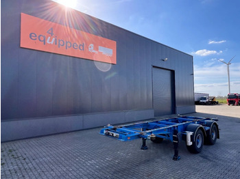 LAG 20FT, BPW, ADR (EX/II, EX/III, FL, OX, AT), NL-CHASSIS, APK: 10/2024 - Container-transport/ Vekselflak semitrailer