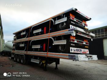 LIDER NEW 2021 MODELS YEAR (MANUFACTURER COMPANY LIDER TRAILER [ Copy ] [ Copy ] - Container-transport/ Vekselflak semitrailer