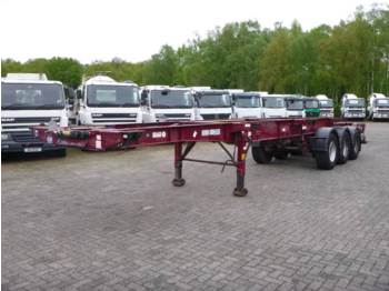 Montracon 3-axle sliding container trailer - Container-transport/ Vekselflak semitrailer