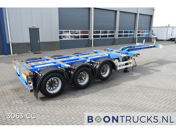 Pacton T3-010 | 2x20-30-40-45ft HC * 3x EXTENDABLE * LIFT AXLE * NL TRAILER - Container-transport/ Vekselflak semitrailer