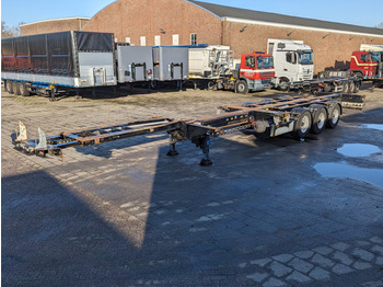 Pacton T3-010 MULTI 3-Assen BPW - LiftAs - DrumBrakes - All Connections - 06/2024 APK (O1751) - Container-transport/ Vekselflak semitrailer