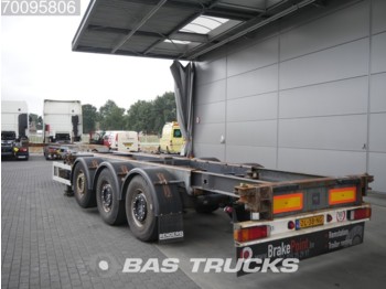 Renders 2x Ausziehbar Liftachse EURO 902 Multi 2x20-1x30-1x40-1x45 ft. - Container-transport/ Vekselflak semitrailer