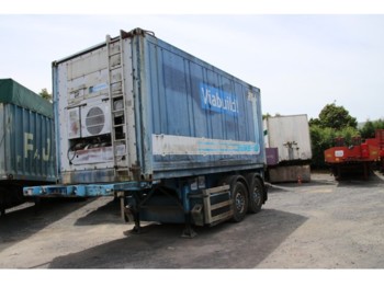 Renders EURO 700 ( zonder container ) - Container-transport/ Vekselflak semitrailer