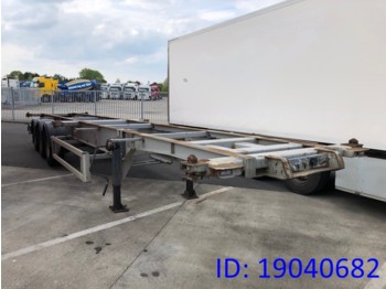 Trouillet Plateau 2 x 20 ft / 1 x 40 ft - Container-transport/ Vekselflak semitrailer