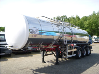 Tanksemi for transport av matvarer Crane Fruehauf Food tank inox 30 m3 / 1 comp + pump: bilde 1