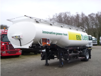 Tanksemi for transport av drivstoff Crane Fruehauf Fuel tank alu 21 m3 / 2 comp: bilde 1