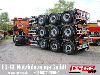 Container-transport/ Vekselflak semitrailer D-TEC 3-Achs-Containerchassis: bilde 1