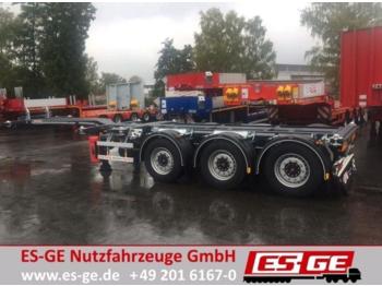 Container-transport/ Vekselflak semitrailer D-TEC 3-Achs-Containerchassis: bilde 1