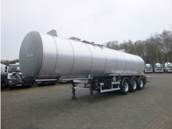 Tanksemi for transport av drivstoff Fruehauf Bitumen / heavy oil tank inox 32.2 m3 / 1 comp / ADR 12/2019: bilde 1