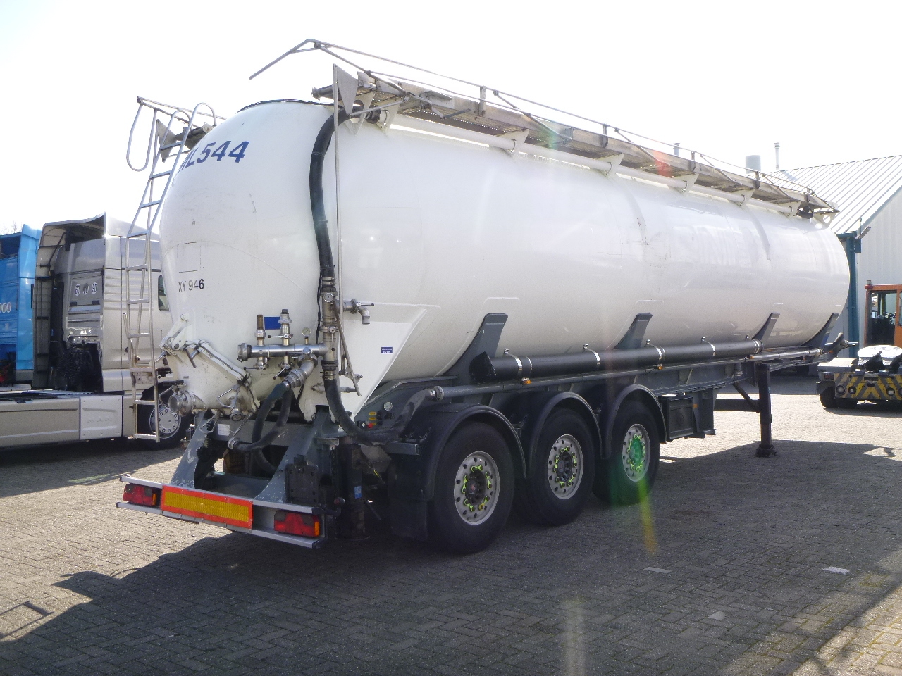 Tanksemi for transport av mel GOFA Powder tank alu 58 m3 (tipping): bilde 4