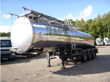 Tanksemi for transport av matvarer General Trailers / Fruehauf Food tank inox 23.5 m3 / 1 comp + pump: bilde 1